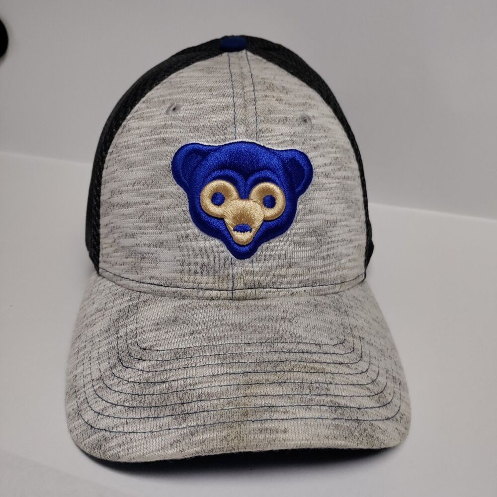 Chicago Cubs hat cap fitted large L/XL gray new era 39thirty baseball mlb mens
